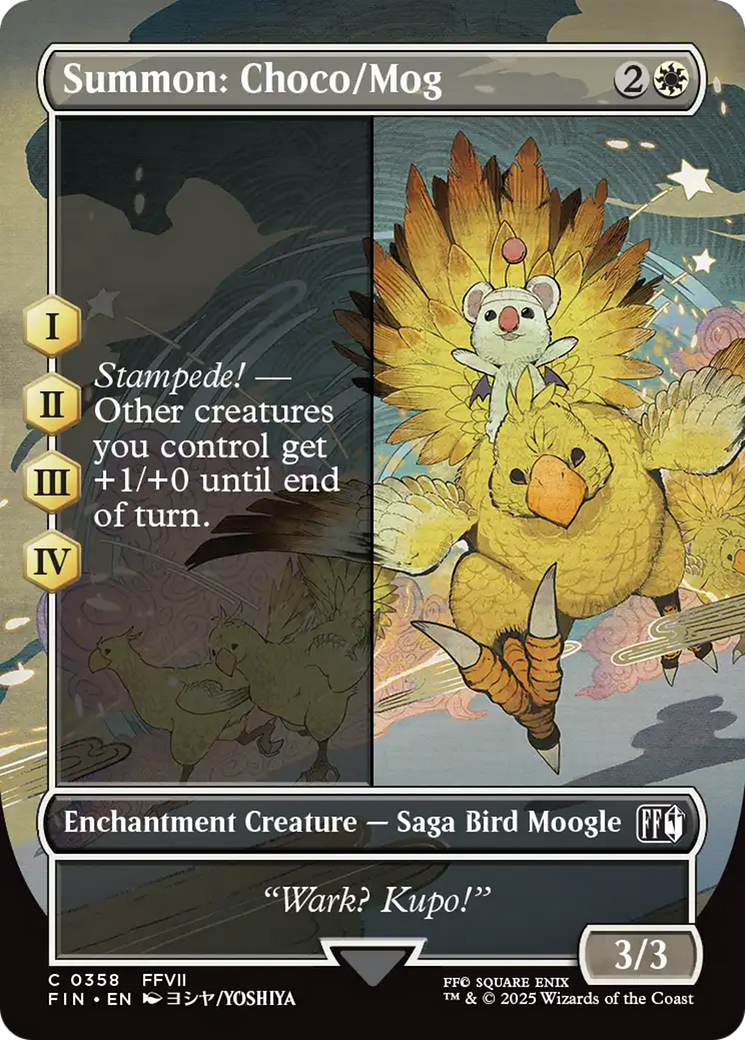 Summon: Choco/Mog (Borderless) [FINAL FANTASY] | RetroPlay Games