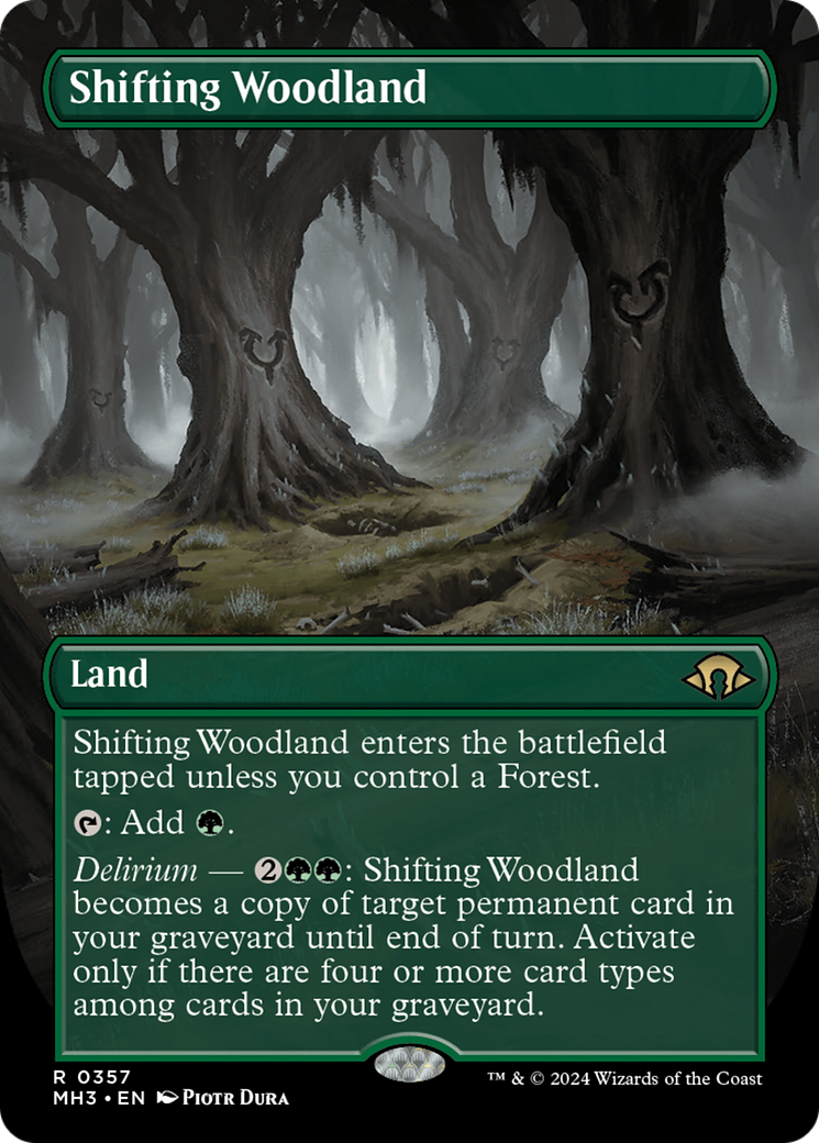 Shifting Woodland (Borderless) [Modern Horizons 3] | RetroPlay Games