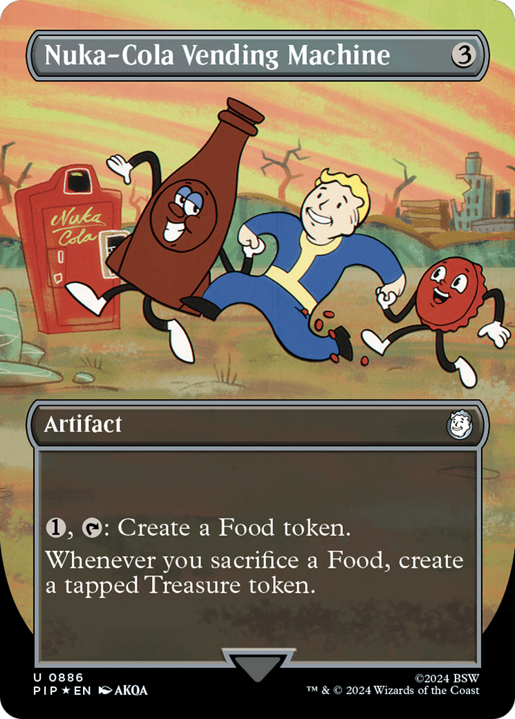 Nuka-Cola Vending Machine (Borderless) (Surge Foil) [Fallout] | RetroPlay Games