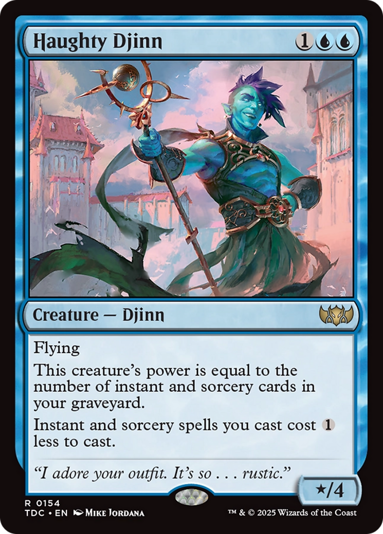 Haughty Djinn [Tarkir: Dragonstorm Commander] | RetroPlay Games