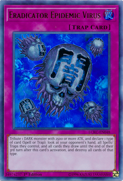 Eradicator Epidemic Virus [LCKC-EN048] Ultra Rare | RetroPlay Games