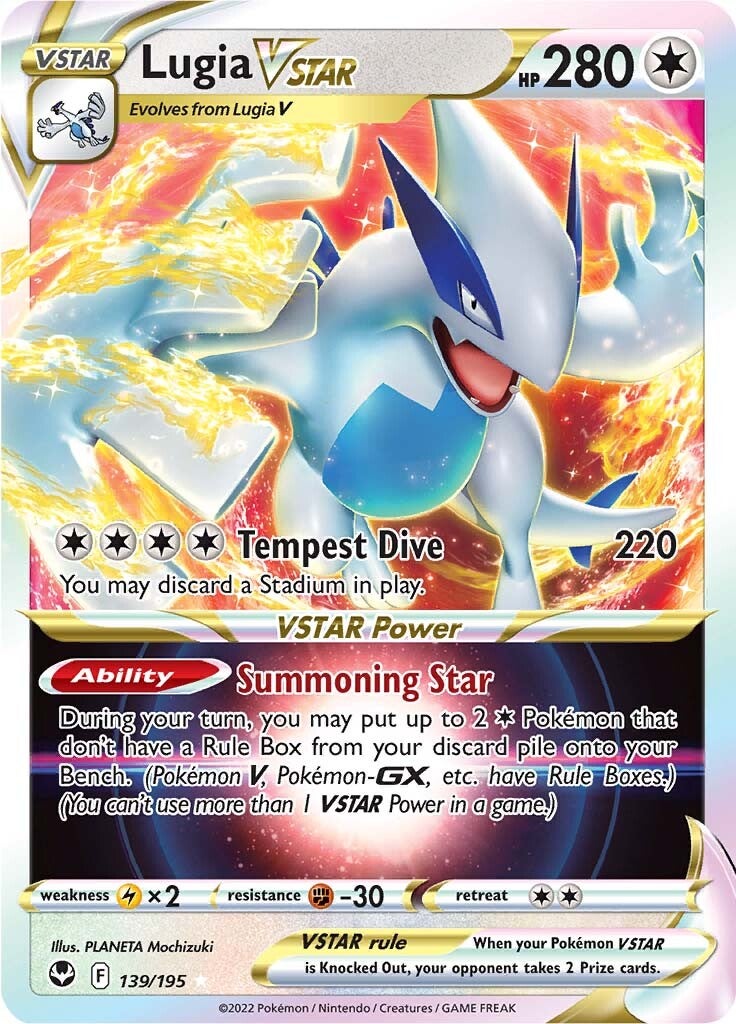 Lugia VSTAR (139/195) [Sword & Shield: Silver Tempest] | RetroPlay Games