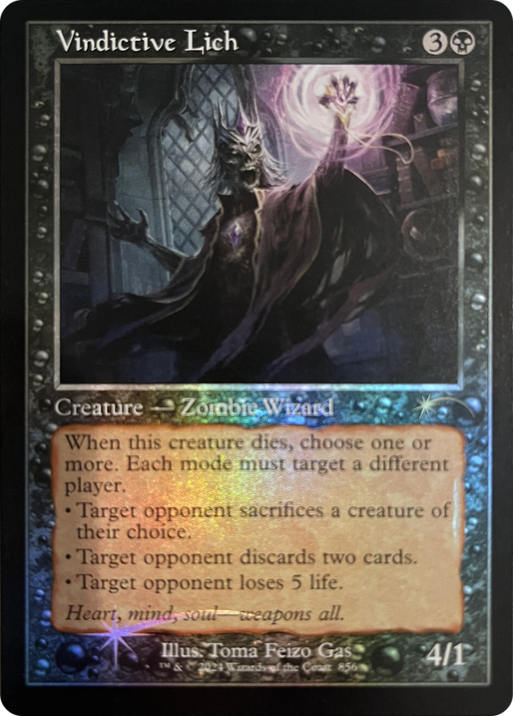 Vindictive Lich (Retro Frame) [Secret Lair Drop Series] | RetroPlay Games