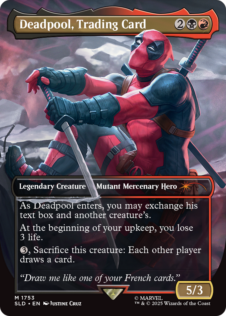 Deadpool, Trading Card [Secret Lair Drop Series] | RetroPlay Games