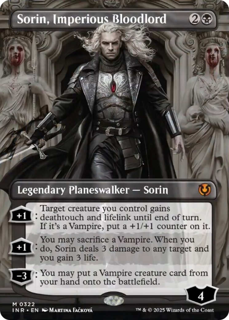 Sorin, Imperious Bloodlord (Borderless) [Innistrad Remastered] | RetroPlay Games