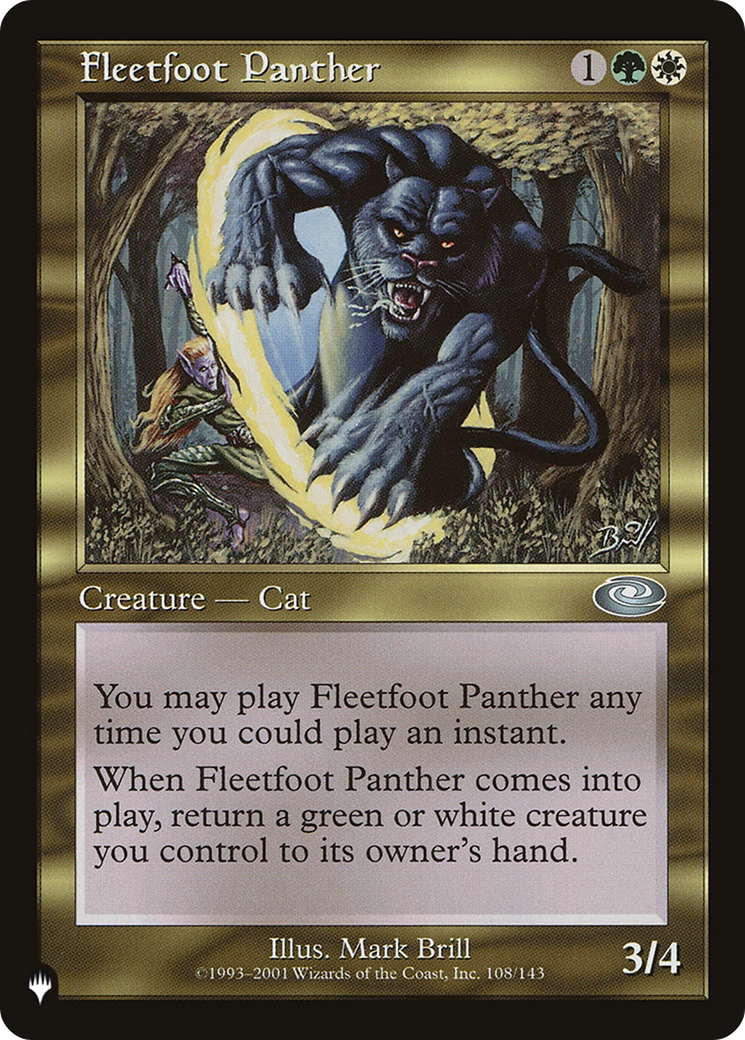 Fleetfoot Panther [The List] | RetroPlay Games