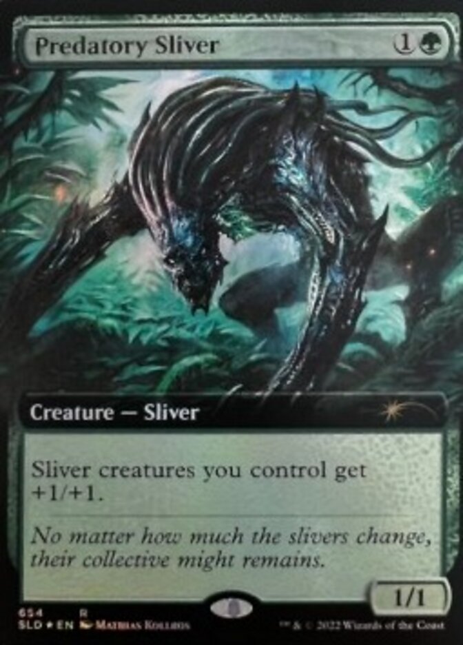 Predatory Sliver (Extended Art) [Secret Lair Drop Promos] | RetroPlay Games