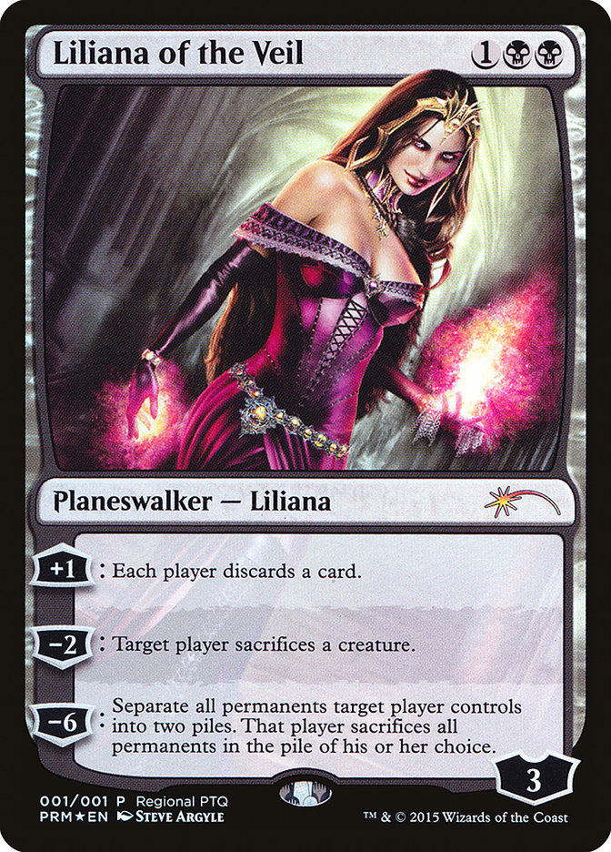 Liliana of the Veil (Regional PTQ) [Pro Tour Promos] | RetroPlay Games