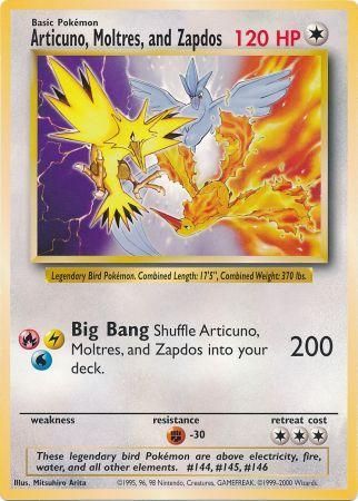 Articuno, Moltres, and Zapdos (Jumbo Card) [Miscellaneous Cards] | RetroPlay Games