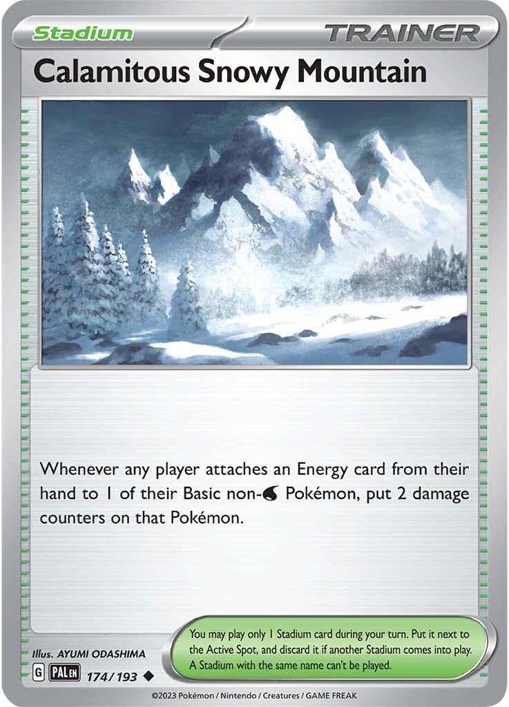 Calamitous Snowy Mountain (174/193) [Scarlet & Violet: Paldea Evolved] | RetroPlay Games