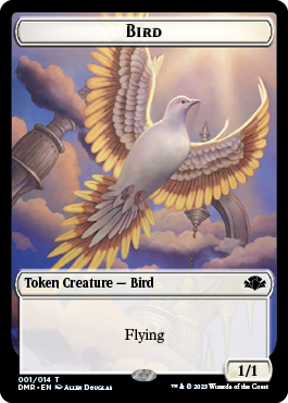 Zombie // Bird Double-Sided Token [Dominaria Remastered Tokens] | RetroPlay Games