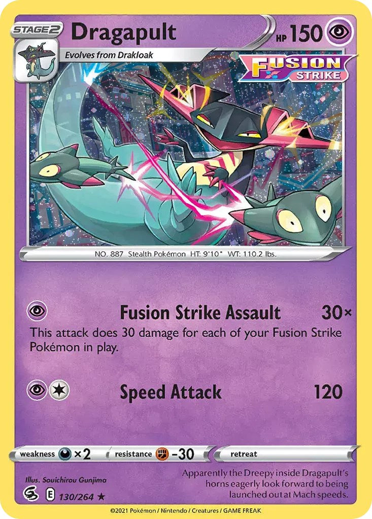 Dragapult (130/264) (Cosmos Holo) [Sword & Shield: Fusion Strike] | RetroPlay Games