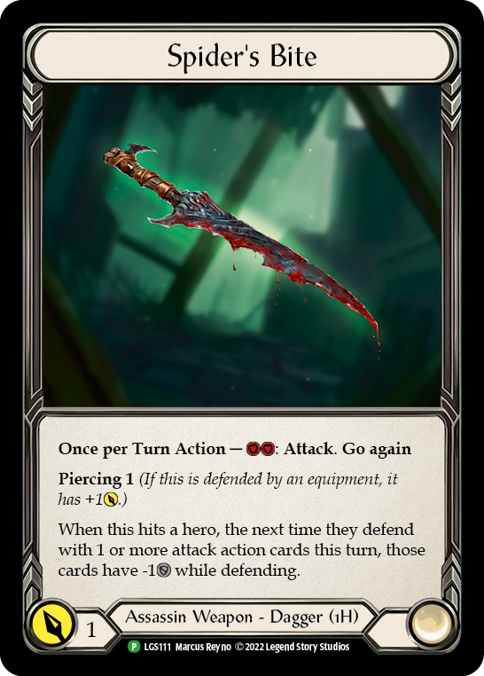 Spider's Bite [LGS111] (Promo)  Cold Foil | RetroPlay Games