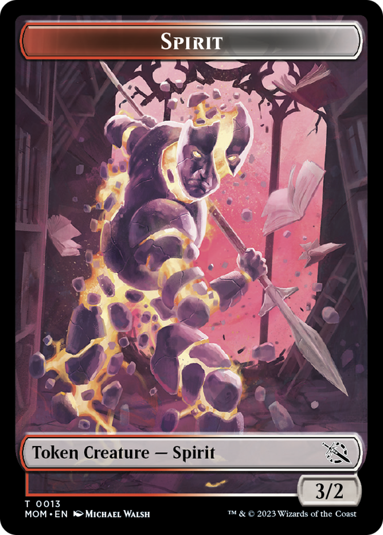 Spirit Token (13) [March of the Machine Tokens] | RetroPlay Games