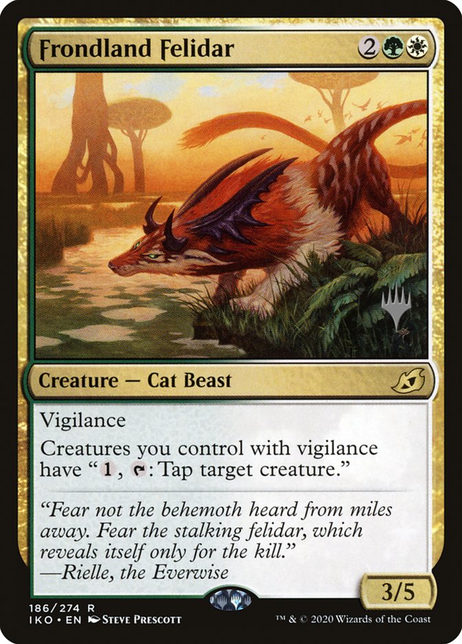 Frondland Felidar (Promo Pack) [Ikoria: Lair of Behemoths Promos] | RetroPlay Games