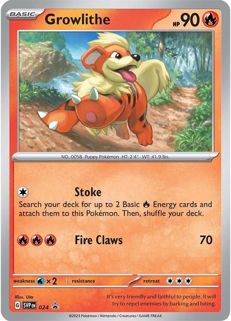 Growlithe (024) [Scarlet & Violet: Black Star Promos] | RetroPlay Games