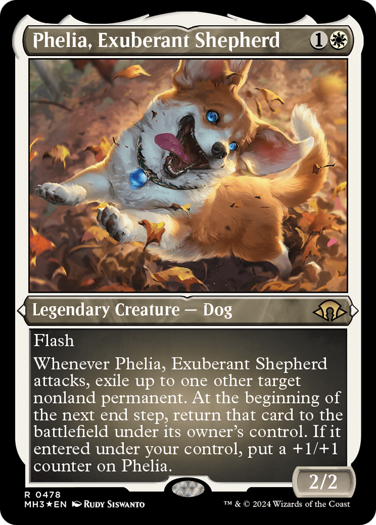 Phelia, Exuberant Shepherd (Foil Etched) [Modern Horizons 3] | RetroPlay Games