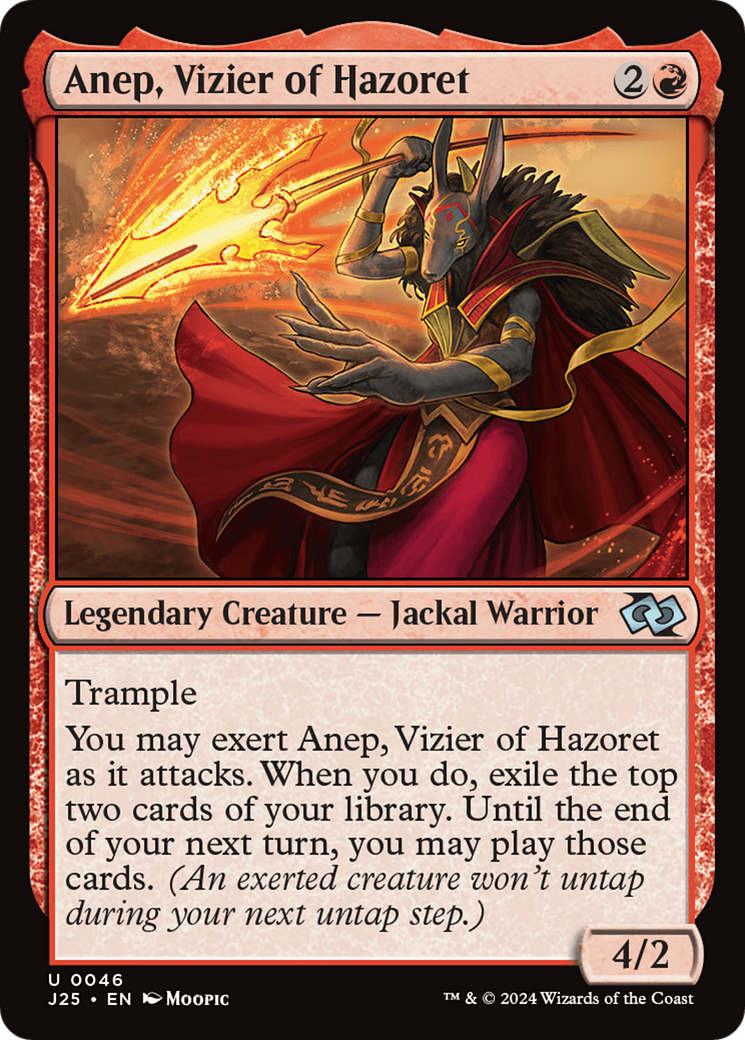 Anep, Vizier of Hazoret (Anime) [Foundations Jumpstart] | RetroPlay Games