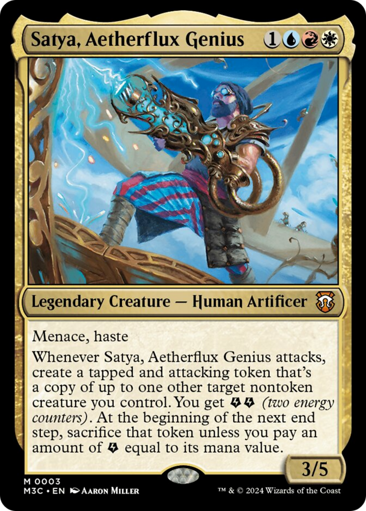 Satya, Aetherflux Genius [Modern Horizons 3 Commander] | RetroPlay Games