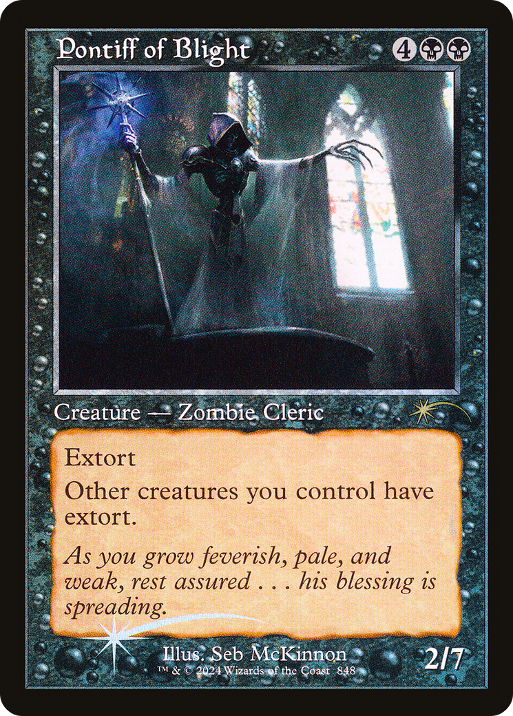 Pontiff of Blight (Retro Frame) [Secret Lair Drop Series] | RetroPlay Games