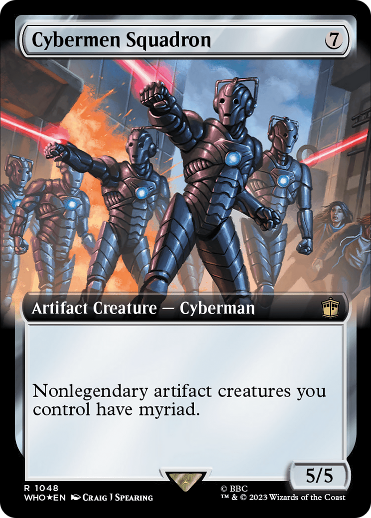 Cybermen Squadron (Extended Art) (Surge Foil) [Doctor Who] | RetroPlay Games