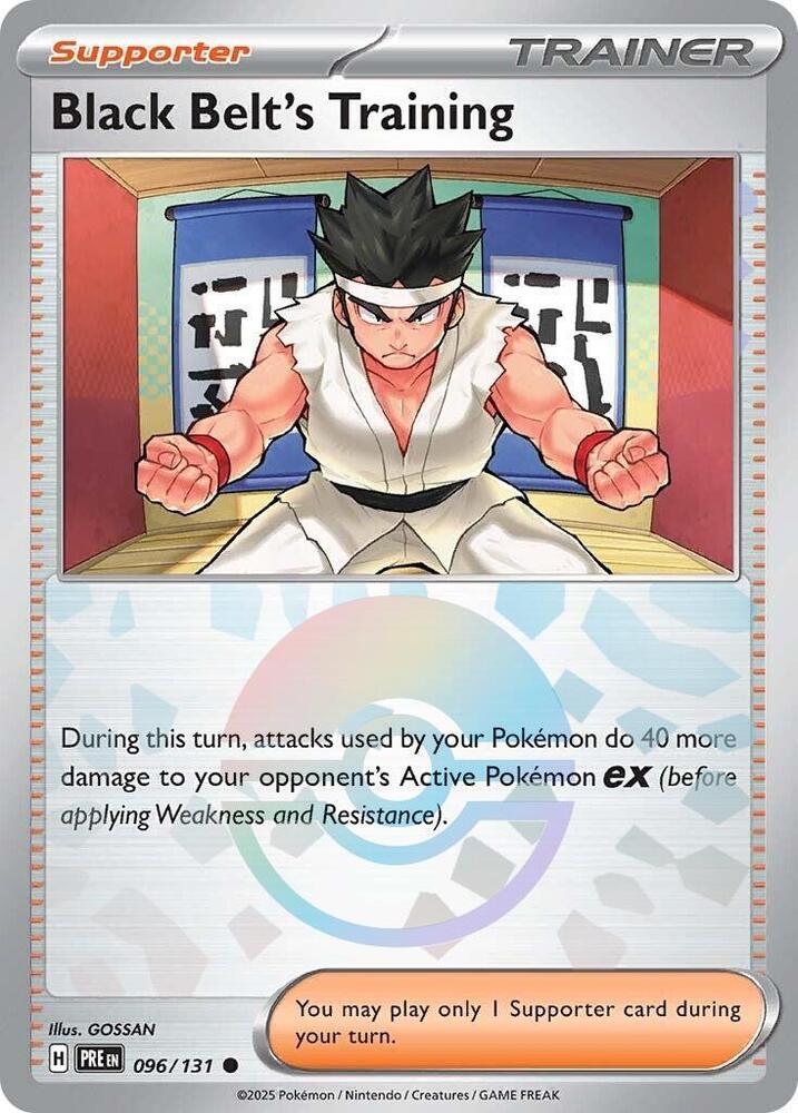 Black Belt's Training (096/131) (Poke Ball Pattern) [Scarlet & Violet: Prismatic Evolutions] | RetroPlay Games