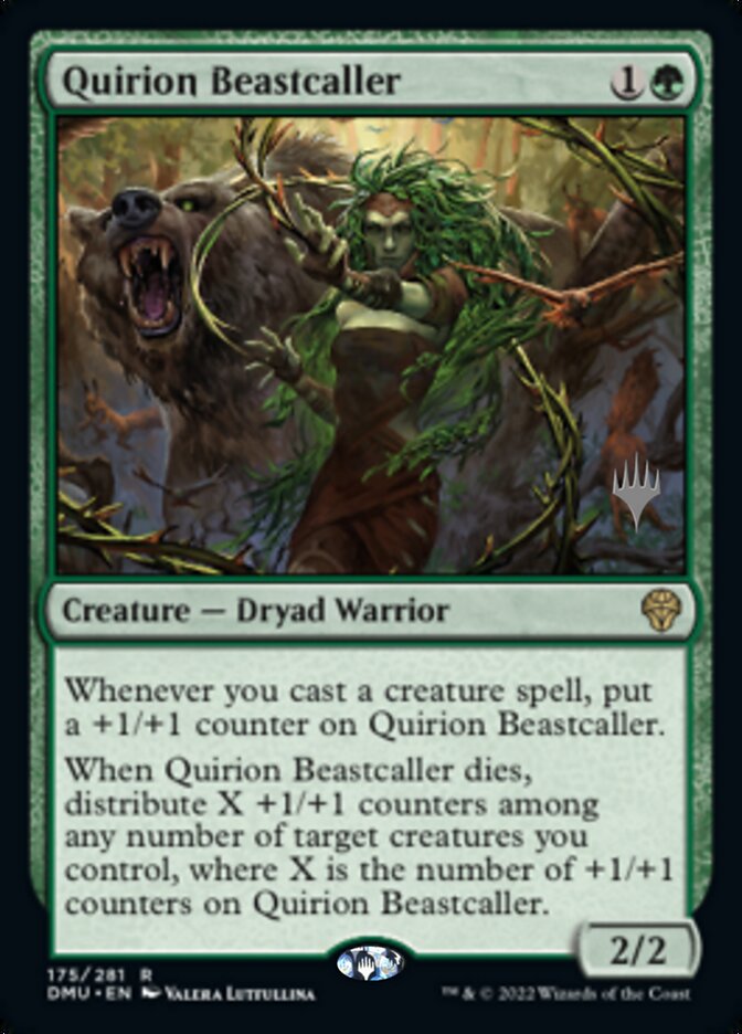 Quirion Beastcaller (Promo Pack) [Dominaria United Promos] | RetroPlay Games