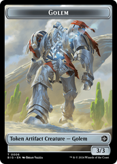 Golem // Plot Double-Sided Token [Outlaws of Thunder Junction: The Big Score Tokens] | RetroPlay Games