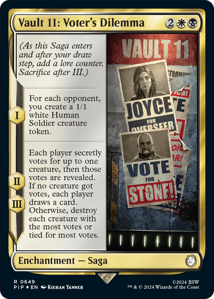 Vault 11: Voter's Dilemna (Surge Foil) [Fallout] | RetroPlay Games