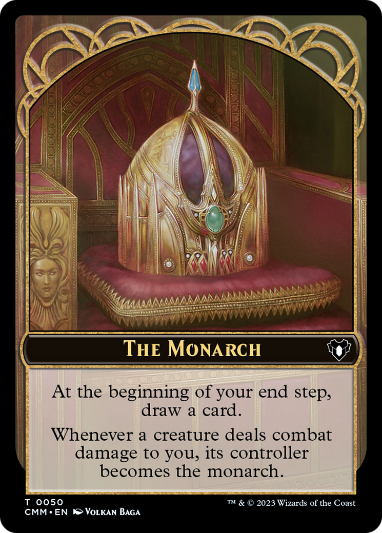 Copy (54) // The Monarch Double-Sided Token [Commander Masters Tokens] | RetroPlay Games