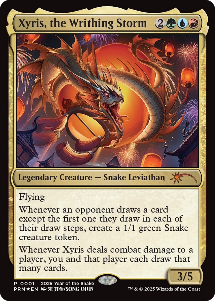Xyris, the Writhing Storm (Year of the Snake 2025) [Standard Showdown Promos] | RetroPlay Games