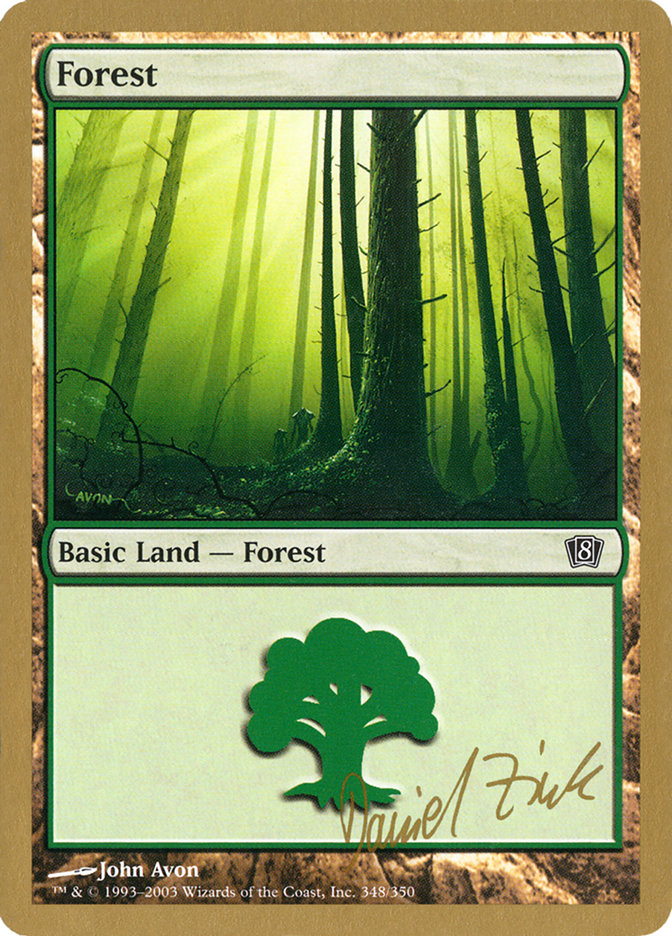 Forest (dz348) (Daniel Zink) [World Championship Decks 2003] | RetroPlay Games