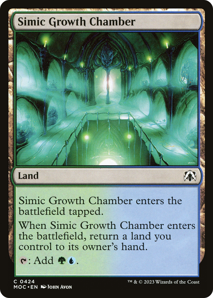 Simic Growth Chamber [March of the Machine Commander] | RetroPlay Games