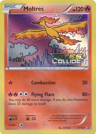 Moltres (XY127) (Staff) [XY: Black Star Promos] | RetroPlay Games