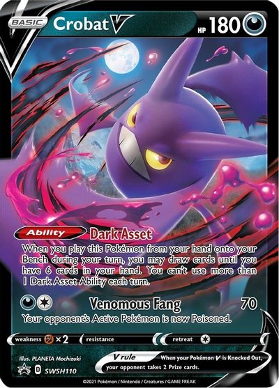 Crobat V (SWSH110) [Sword & Shield: Black Star Promos] | RetroPlay Games