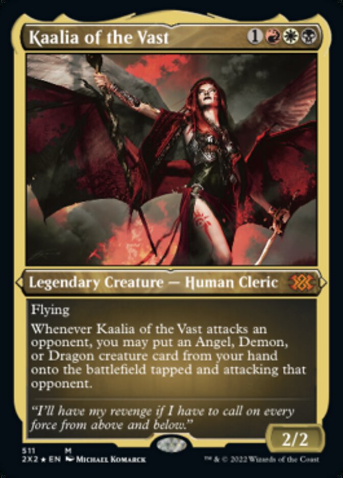 Kaalia of the Vast (Foil Etched) [Double Masters 2022] | RetroPlay Games