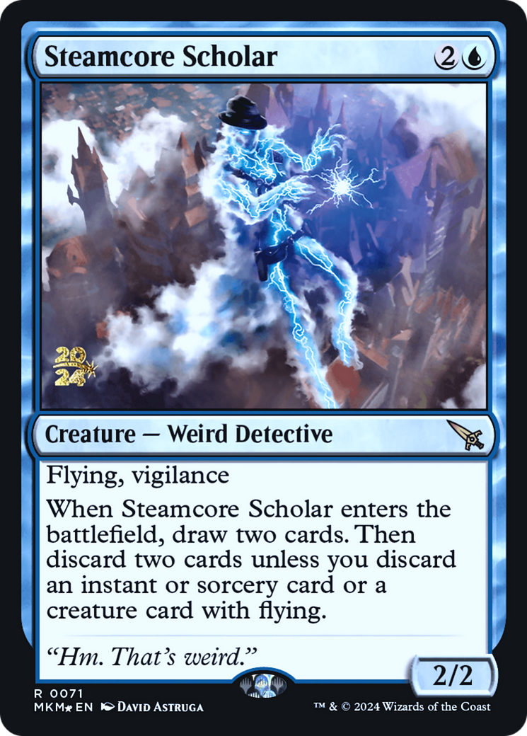 Steamcore Scholar [Murders at Karlov Manor Prerelease Promos] | RetroPlay Games