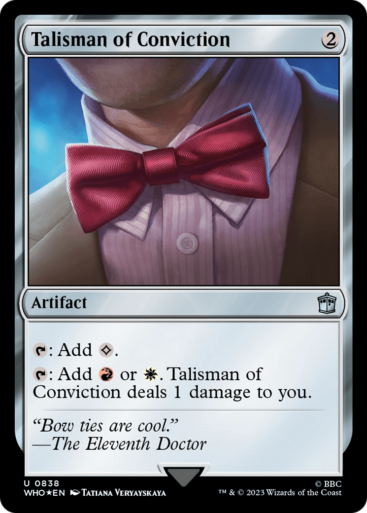 Talisman of Conviction (Surge Foil) [Doctor Who] | RetroPlay Games