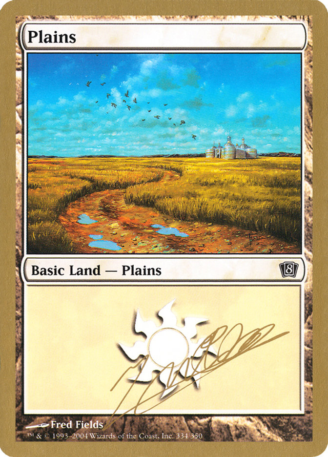 Plains (jn334) (Julien Nuijten) [World Championship Decks 2004] | RetroPlay Games