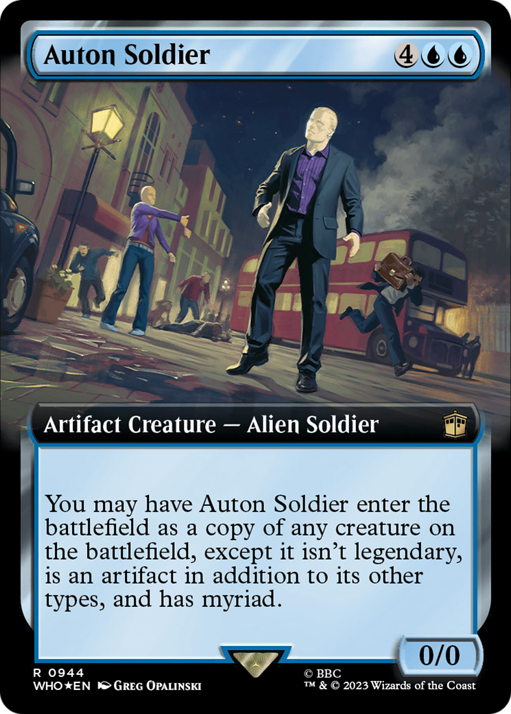 Auton Soldier (Extended Art) (Surge Foil) [Doctor Who] | RetroPlay Games