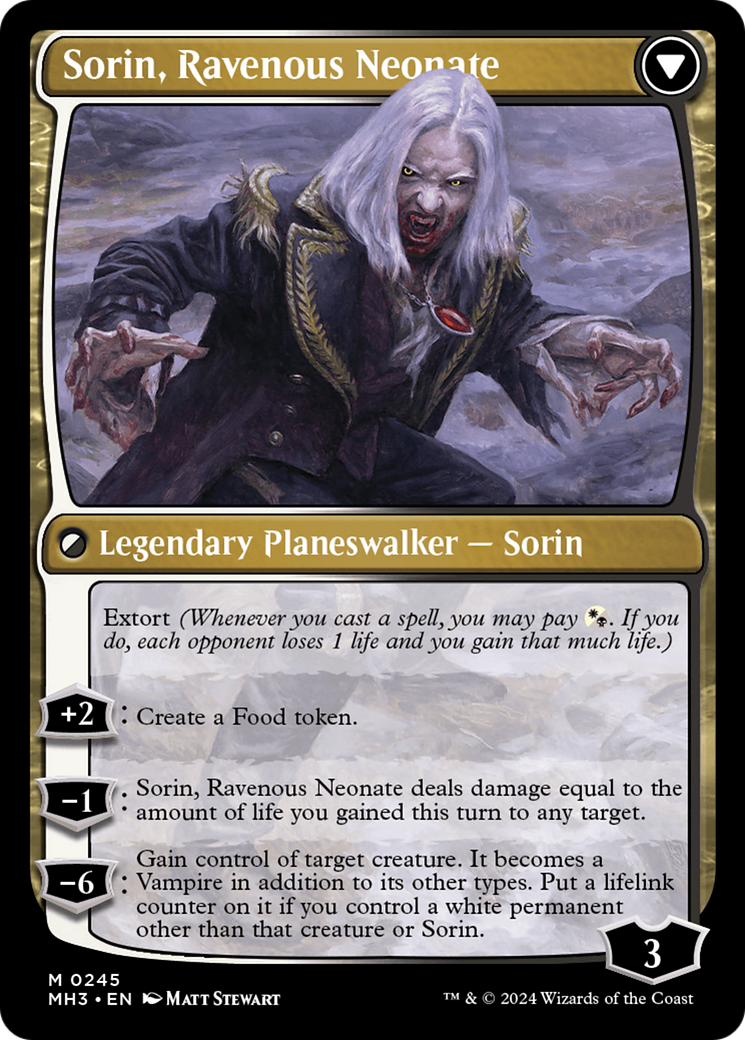 Sorin of House Markov // Sorin, Ravenous Neonate [Modern Horizons 3] | RetroPlay Games