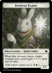 Wall // Intrepid Rabbit Double-Sided Token [Bloomburrow Tokens] | RetroPlay Games