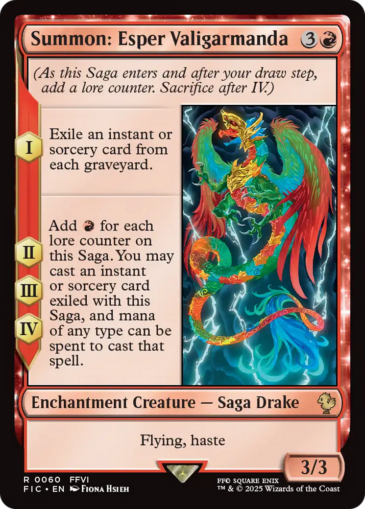 Summon: Esper Valigarmanda [FINAL FANTASY Commander] | RetroPlay Games