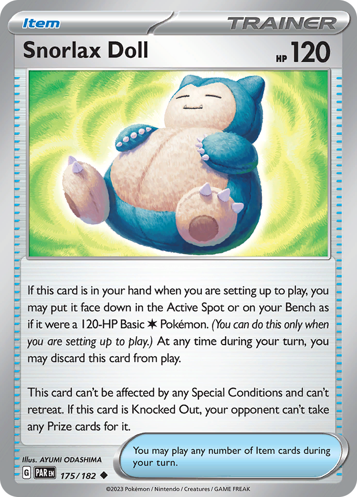 Snorlax Doll (175/182) [Scarlet & Violet: Paradox Rift] | RetroPlay Games