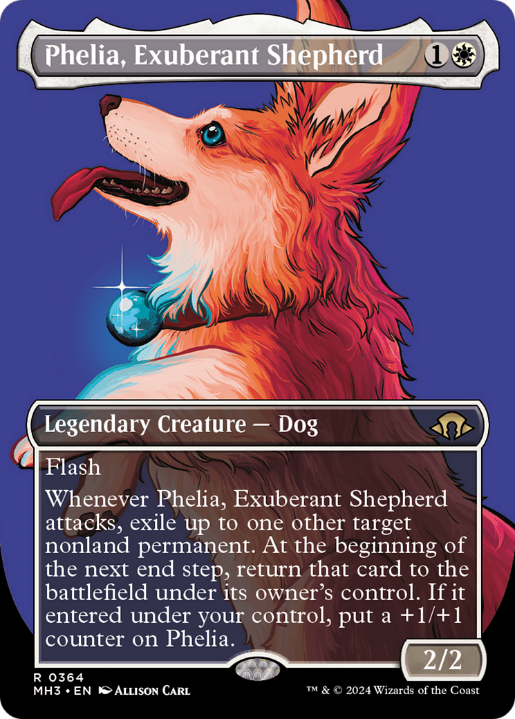 Phelia, Exuberant Shepherd (Borderless) [Modern Horizons 3] | RetroPlay Games