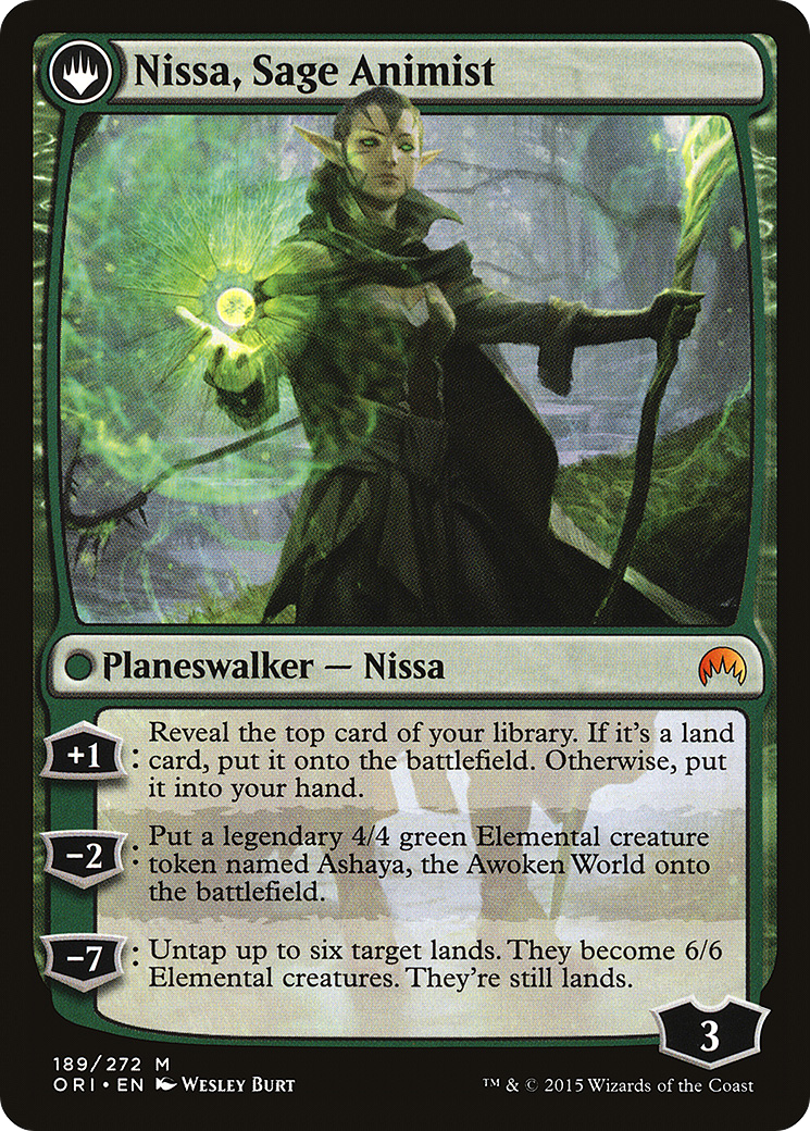 Nissa, Vastwood Seer // Nissa, Sage Animist [Secret Lair: From Cute to Brute] | RetroPlay Games