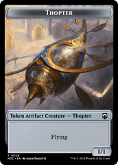 Thopter // Copy Double-Sided Token [Modern Horizons 3 Commander Tokens] | RetroPlay Games