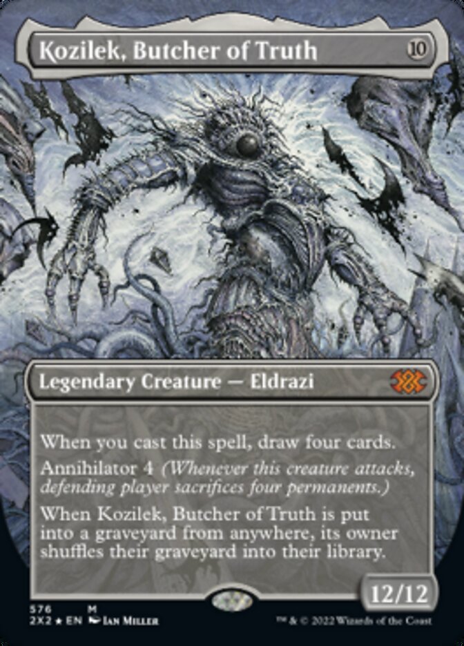 Kozilek, Butcher of Truth (Textured Foil) [Double Masters 2022] | RetroPlay Games