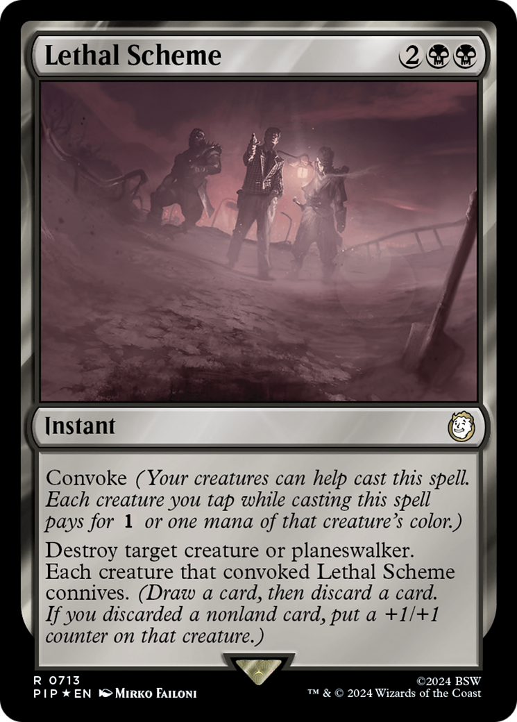 Lethal Scheme (Surge Foil) [Fallout] | RetroPlay Games