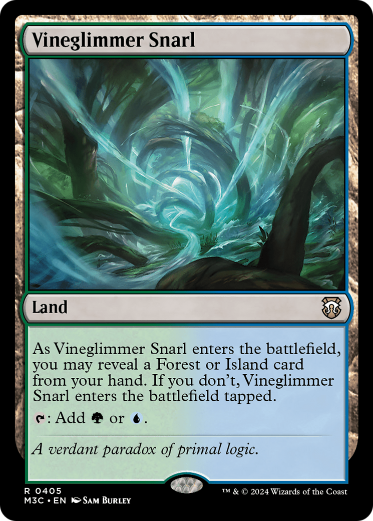 Vineglimmer Snarl (Ripple Foil) [Modern Horizons 3 Commander] | RetroPlay Games